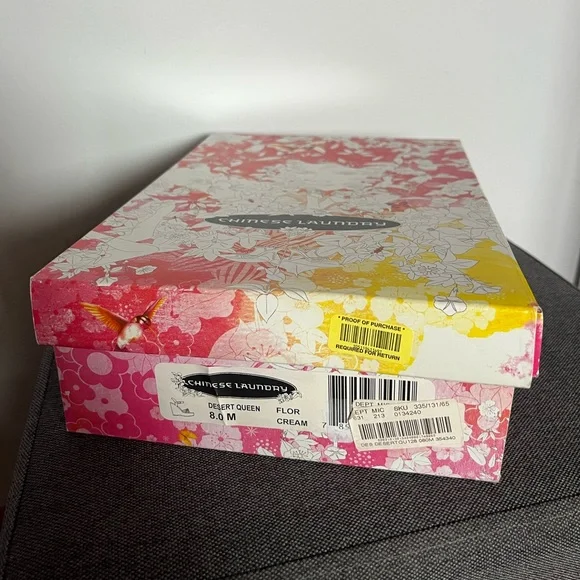 Spring/Summer Floral Wedge Platform *USED* - Picture 2 of 4